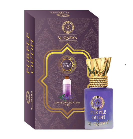 Purple Oudh | Al Qaswa | 12ML | LONG-LASTING | ALCOHOL-FREE