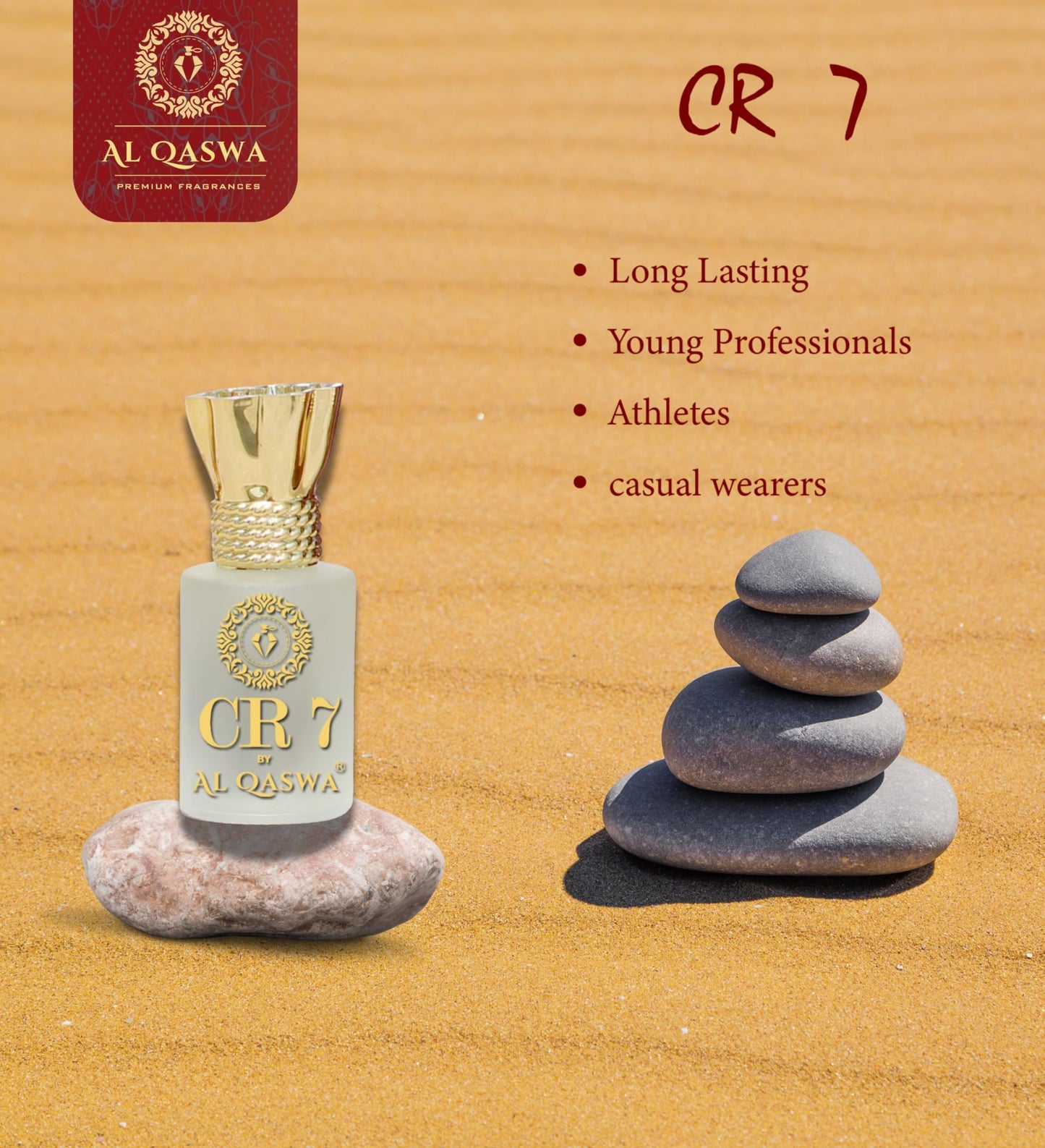 CR 7 | Al Qaswa | 12ML | LONG-LASTING | ALCOHOL-FREE