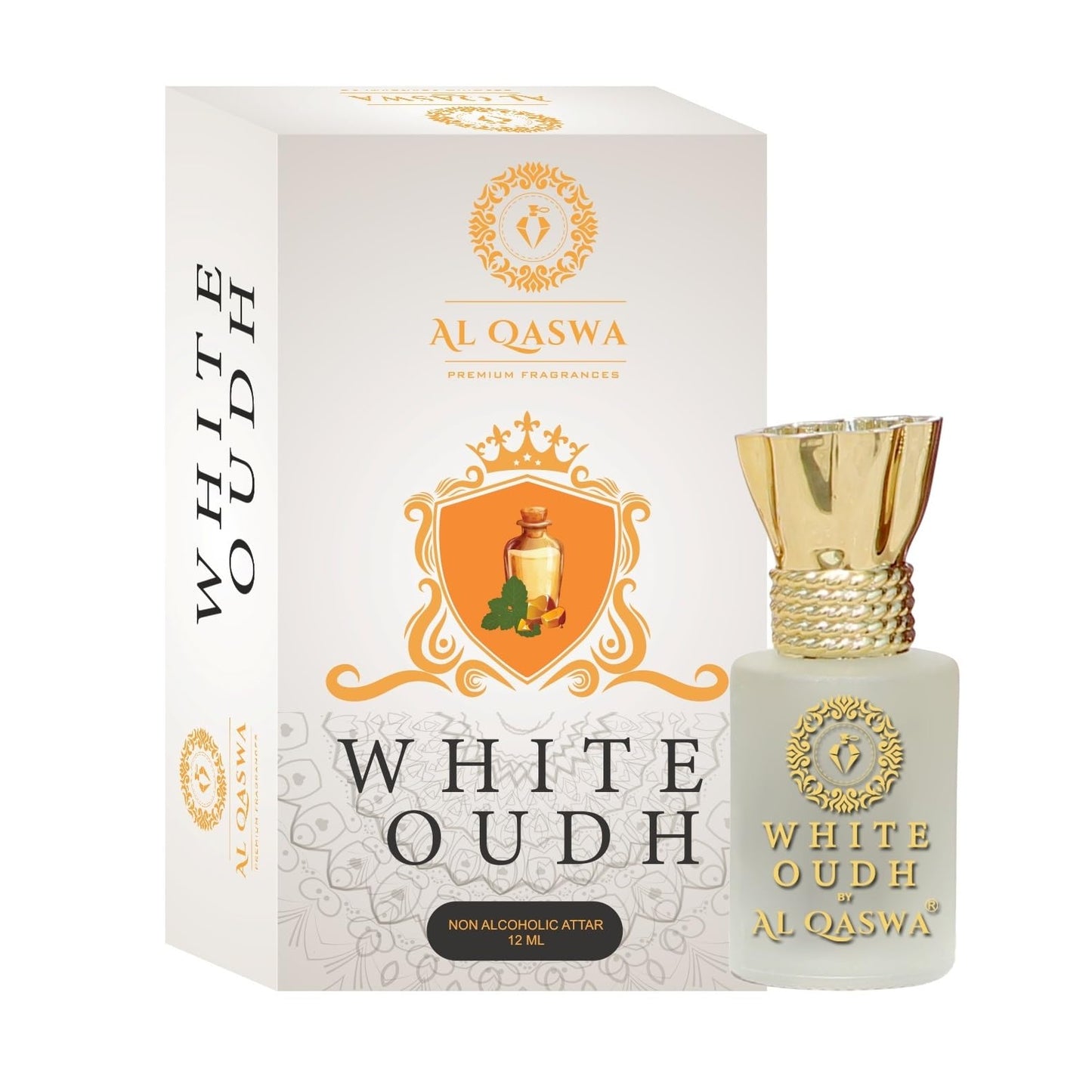 White Oudh | Al Qaswa | 12ML | LONG-LASTING | ALCOHOL-FREE